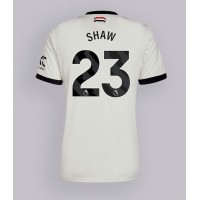 Fotbalové Dres Manchester United Luke Shaw #23 Alternativní 2024-25 Krátký Rukáv